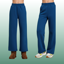 Women's Comfort Fleece Pants with Pockets Elastic Waistband