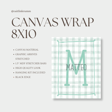 Personalized baby name art in cool-toned pastels for minimalist kids room and playroom deco