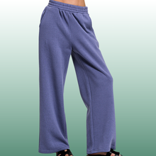 Women's Comfort Fleece Pants with Pockets Elastic Waistband