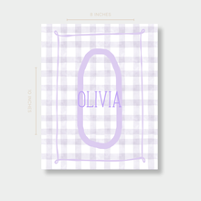 Cool Pastel Custom Name Canvas 8x10 | Personalized Letter Sign in Baby Blue, Mint, Soft Pink & Lilac | Calm Modern Nursery & Kids Room Decor