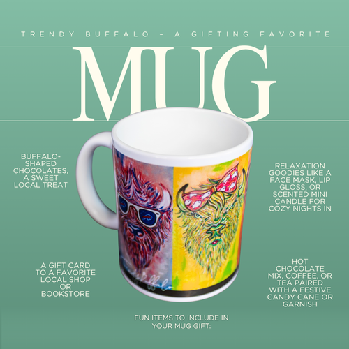 Trendy Buffalo Mug – Custom Ceramic Coffee & Tea Mug | Buffalo Gift Favorite