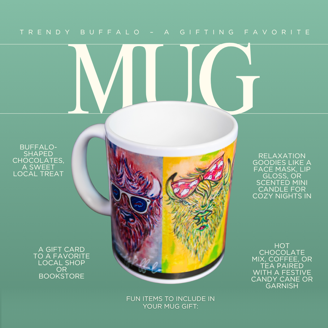 Trendy Buffalo Mug – Custom Ceramic Coffee & Tea Mug | Buffalo Gift Favorite