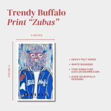 Buffalo Print Mafia Bills Fan Art | 11x17 Buffalo Sports Print