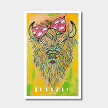 Buffalo Print Bow Art | 11x17 Buffalo Theme Print