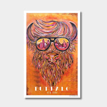 Buffalo Print Skyline Art | 11x17 Buffalo Theme Print