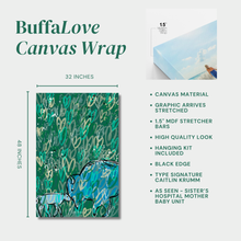 BuffaLove Canvas Wrap Emerald Meadows | Sisters Hospital Art