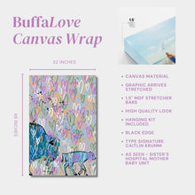 BuffaLove Canvas Wrap  Dad & Son Blues  | As Seen at Sisters Hospital