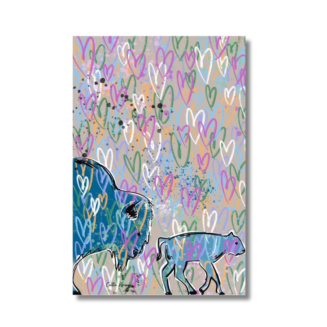 BuffaLove Canvas Wrap  Dad & Son Blues  | As Seen at Sisters Hospital