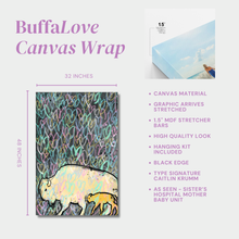 BuffaLove Canvas Wrap Soft Yellows  | As Seen at Sisters Hospital
