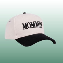 MOMMIN Two-Tone Baseball Cap Canvas or Corduroy