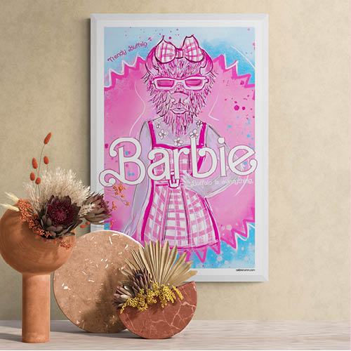 Barbie Canvas & Sign Painting