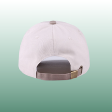 Coquette Bow Embroidered Two-Tone Canvas Cotton Baseball Cap