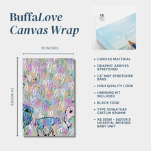 BuffaLove Canvas Wrap Pastel Family  | As Seen at Sisters Hospital