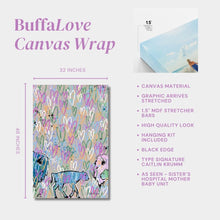 BuffaLove Canvas Wrap Pastel Family  | As Seen at Sisters Hospital