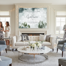 Winter Baby Shower Banner | Baby It's Cold Outside Sign 36x48