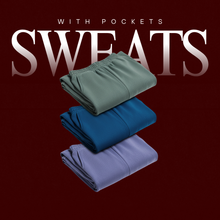 Women's Comfort Fleece Pants with Pockets Elastic Waistband