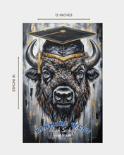 Customized Buffalo Graduation Print — Class of 2026 Gift, Personalized Grad Art, Middle School, High School or College Graduate