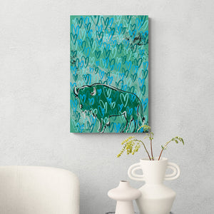 Buffalo Home Decor Abstract Artwork with Hearts