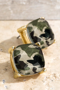 Green Camo Stud