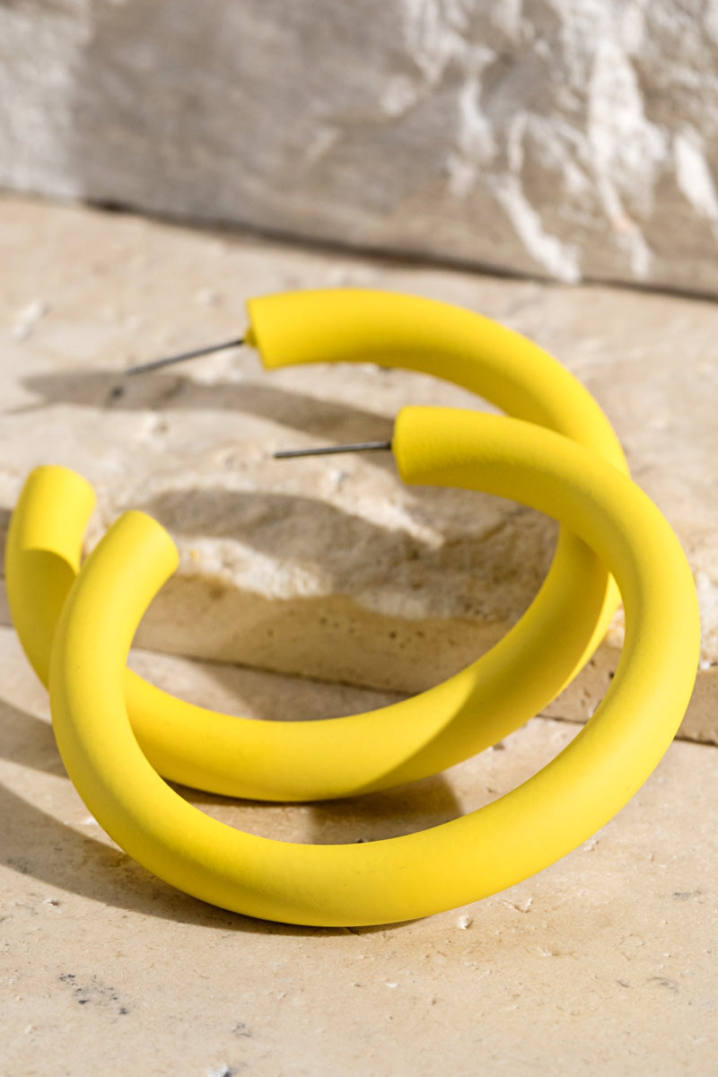 Yellow Rubber Hoop