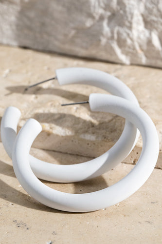 White Rubber Hoop