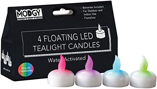 Floating LED Candles Colored