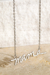 Mama Sliver Necklace