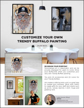 Custom Trendy Buffalo Painting
