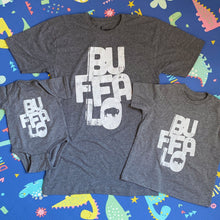 Family Matching Buffalo Adult Tee in Granite Heather
