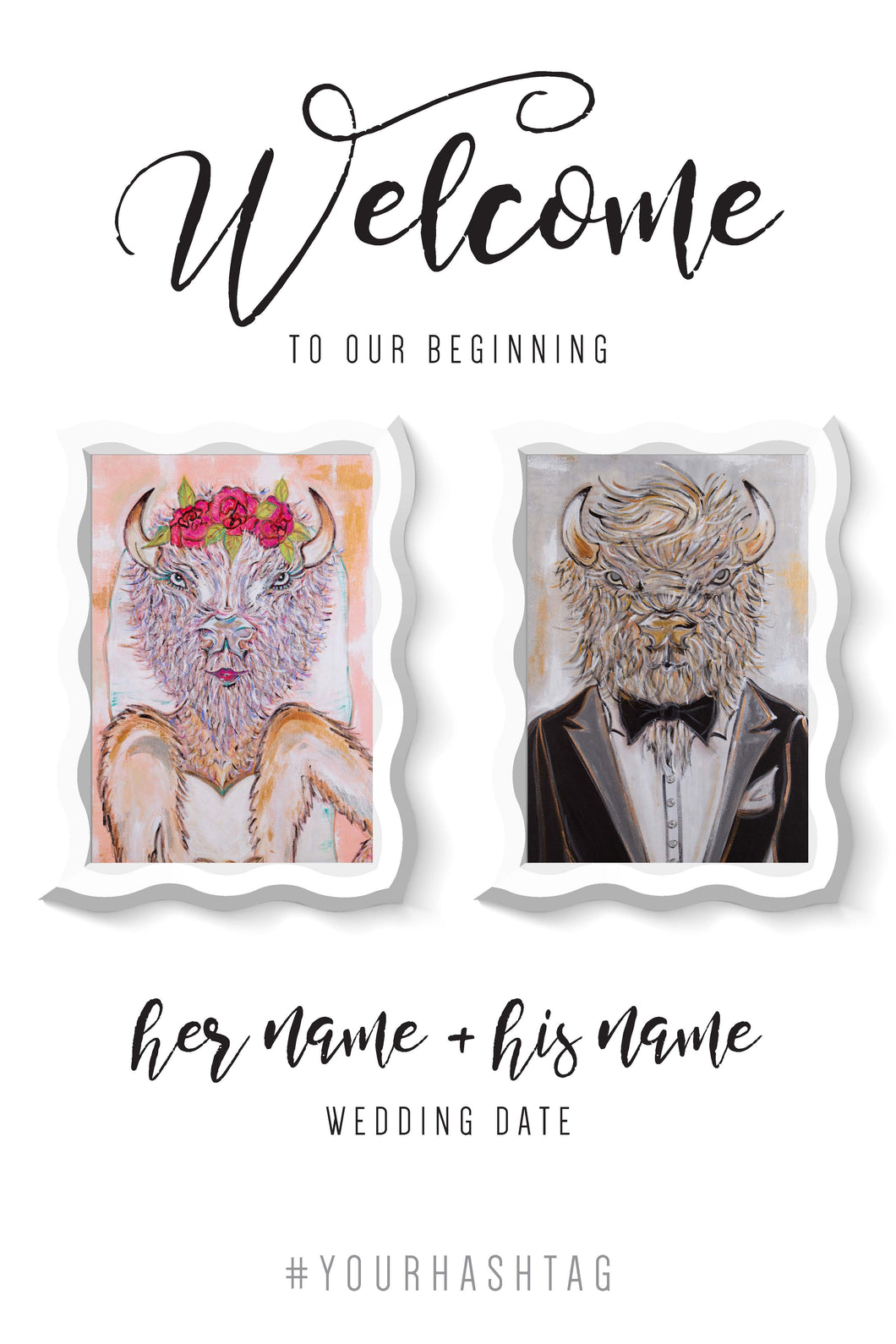 Wedding Welcome Poster