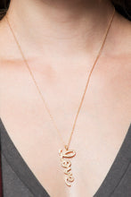 Love Necklace Rose Gold