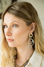 Linked Circle Earrings